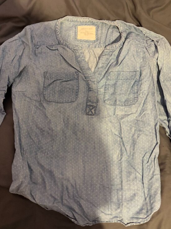 Sonoma Life + Style Tops - Blue dotted Sonoma Life + Style blouse